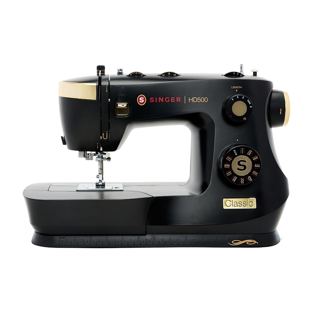 Singer HD500 Heavy Duty Classic Black Sewing Machine – High-Speed and Durable